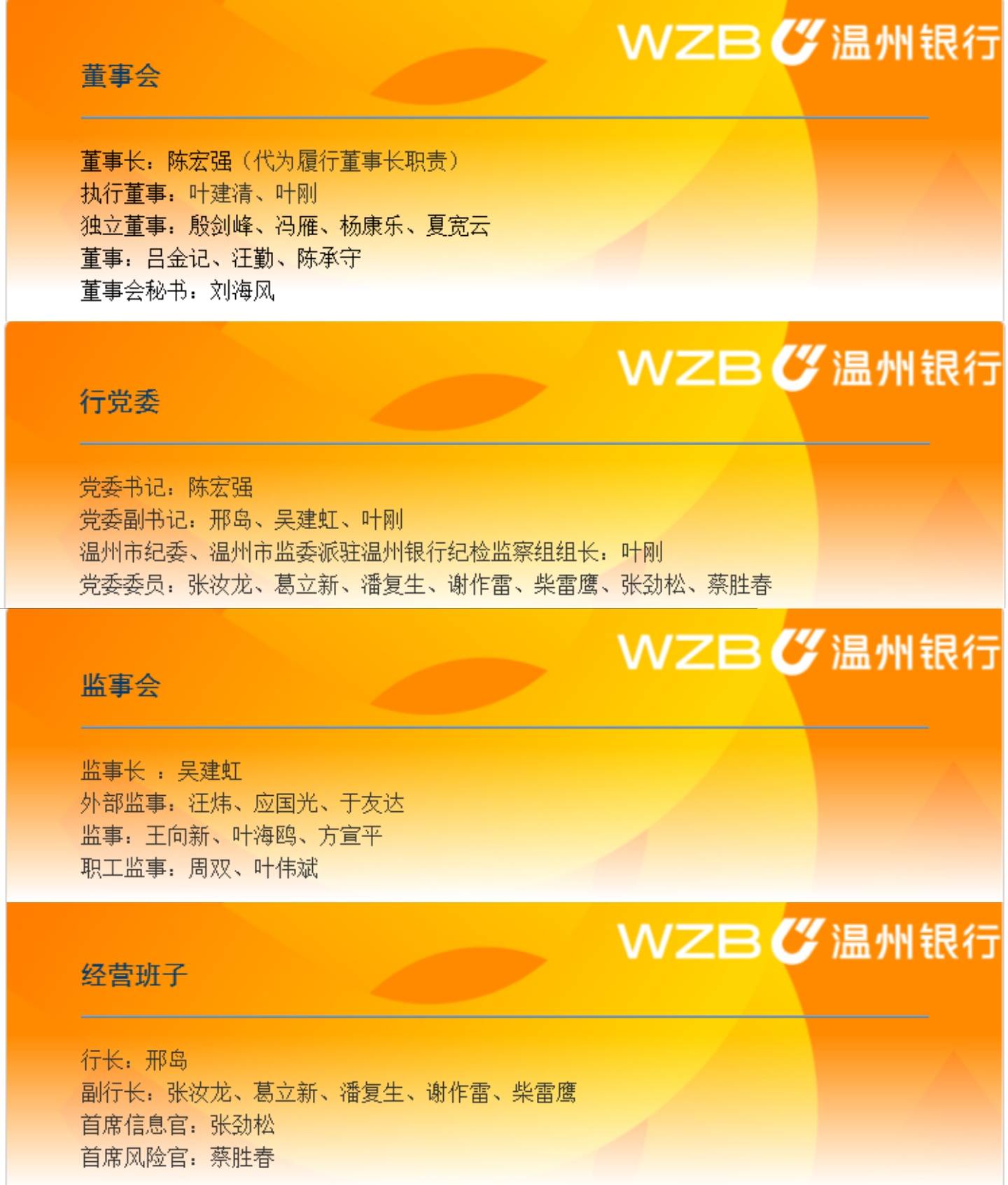 图片截取自温州银行官网