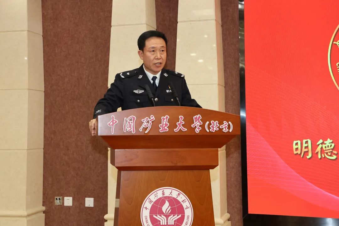 北京市保安服务总公司文安分公司总经理郝宗芬讲话