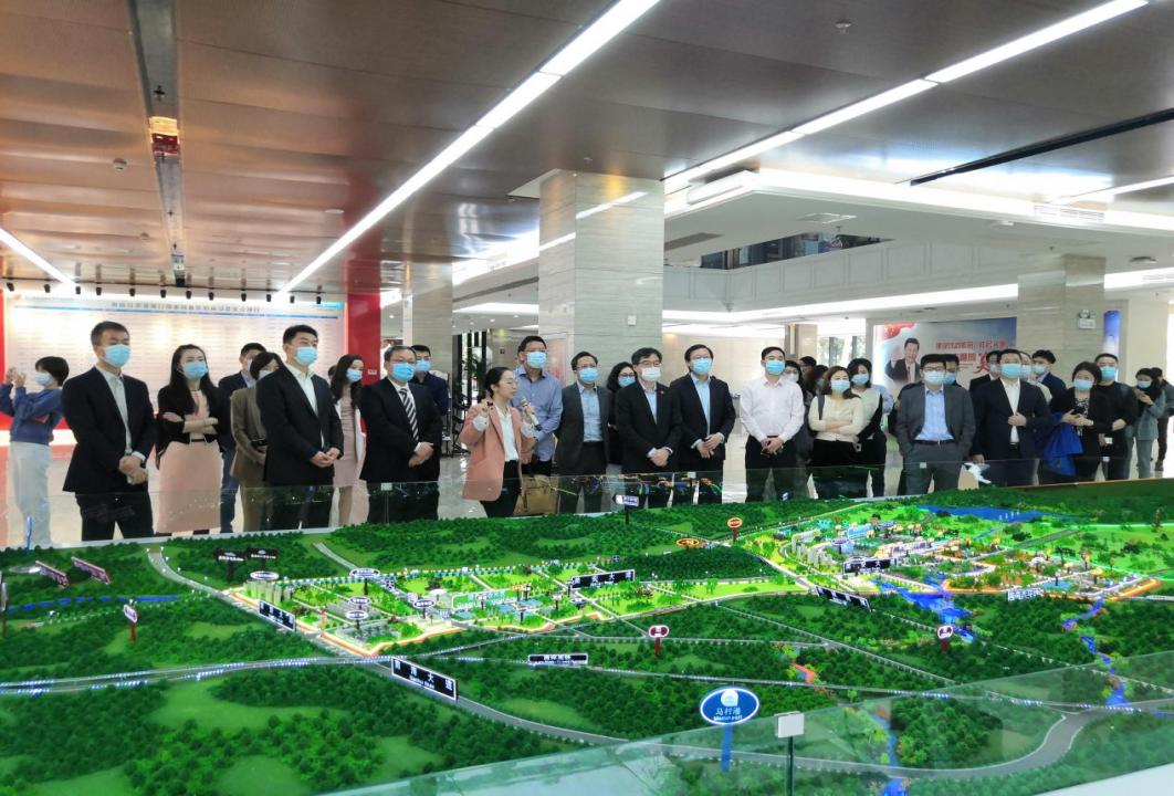 代表团在海口高新区考察调研