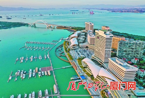 湖里处处呈现火热建设景象。(厦门日报记者 王火炎 摄)