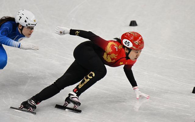 短道速滑女子500米决赛张雨婷获第4名