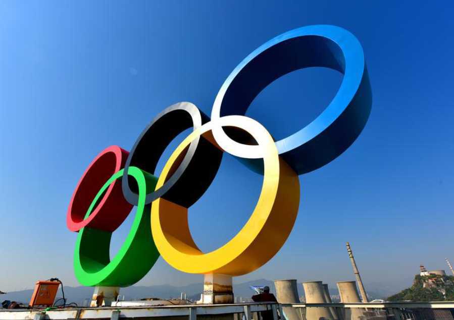 2022年北京奥运会标志,2022年北京冬奥会 海报 奥运五环标志亮相首钢园