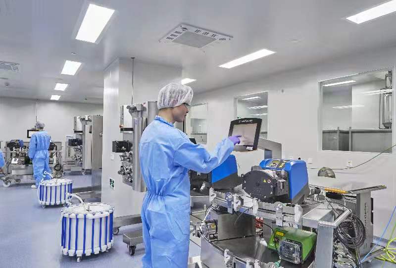 勃林格殷格翰中國生物製藥基地(二期)的下游純化工藝。