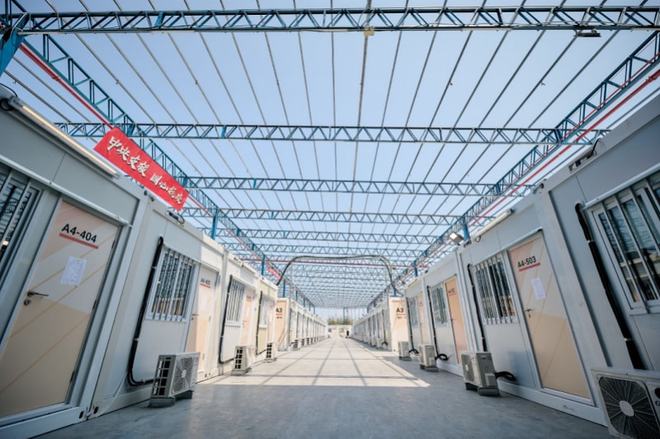 雅致集成援建厢房安装交付