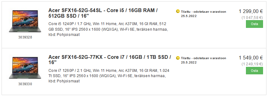 곞¿Swift XʼǱȷϴӢضARC A370M