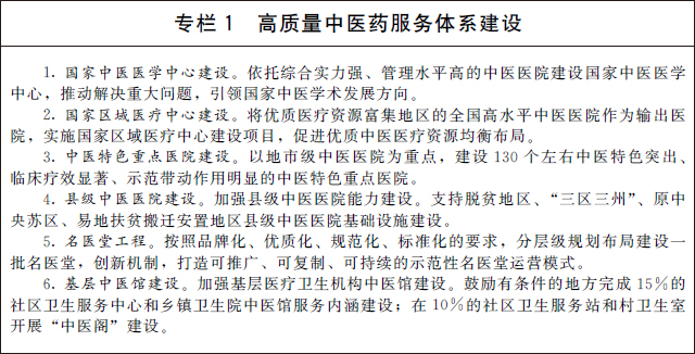 (二)提升中医药健康服务能力。