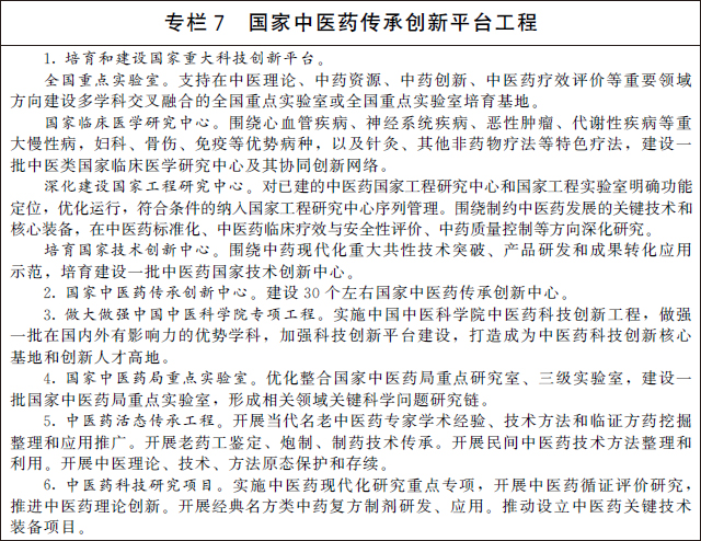 (五)推动中药产业高质量发展。