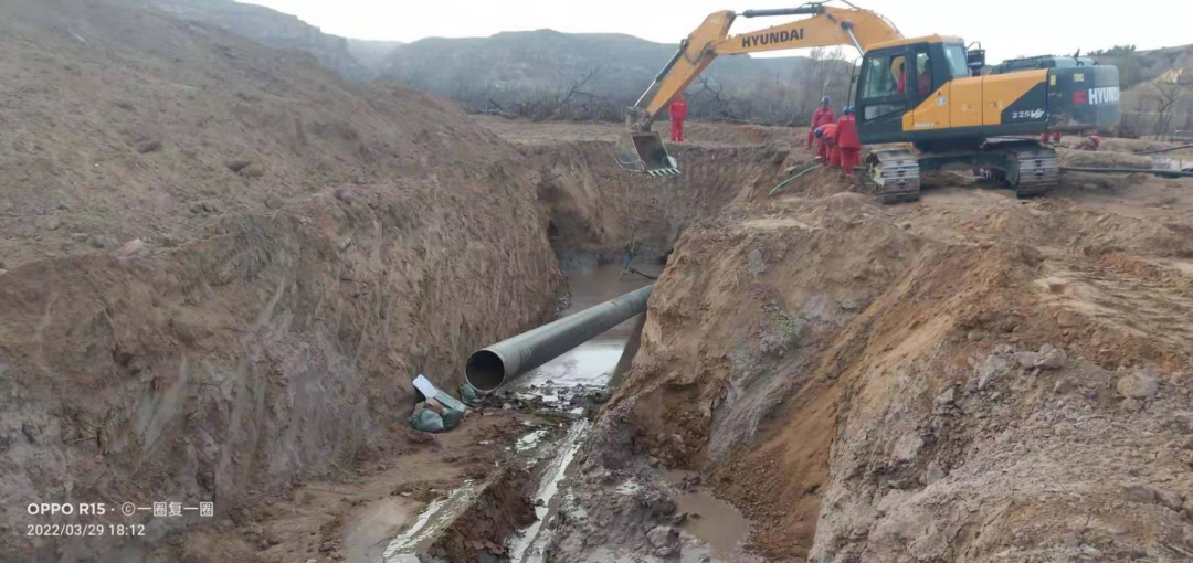 「保供有我」中联公司神府区块“应急线”项目大型窟野河穿越工程顺利完工