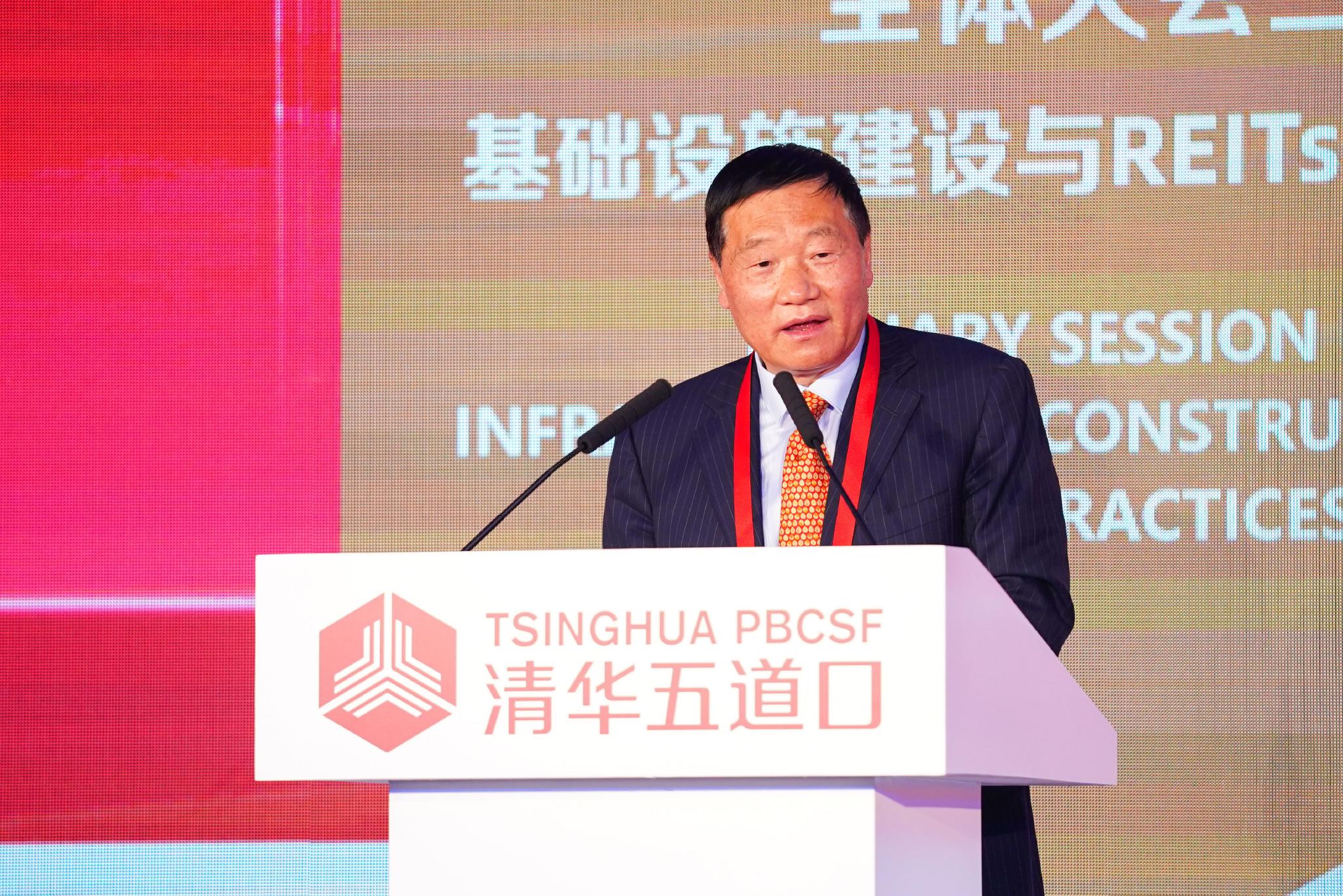 全国政协委员,中国<a href=http://www.skping.com target=_blank class=infotextkey>证券</a>监督管理委员会原主席肖钢 图片来源：主办方供图