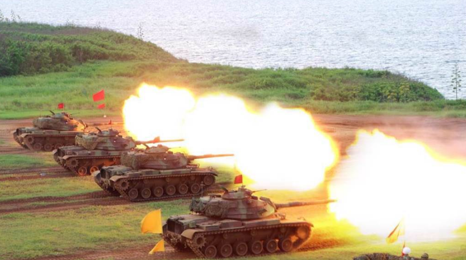 台陆军“澎防部”演练（资料图）。图自台军方