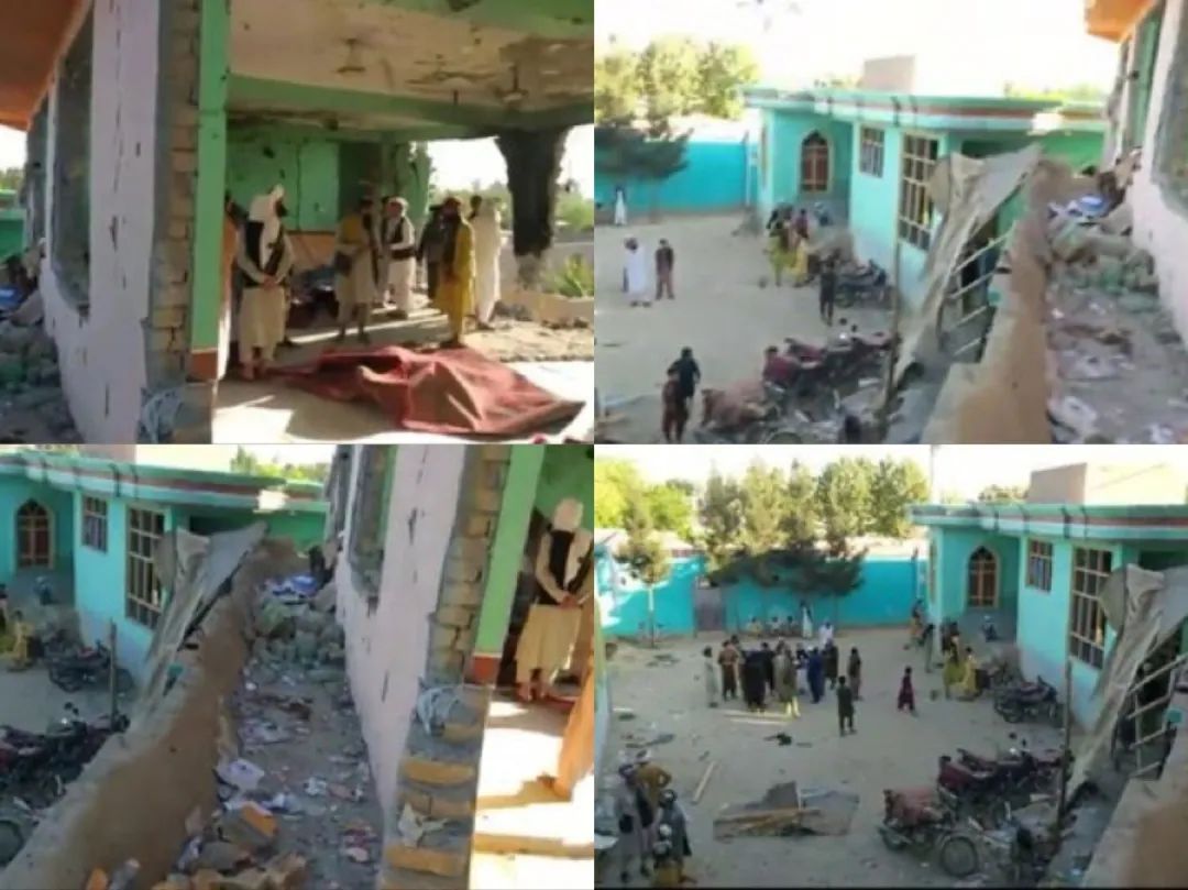 △4月22日阿富汗昆都士省伊玛目·萨希布地区一座清真寺遭爆炸袭击