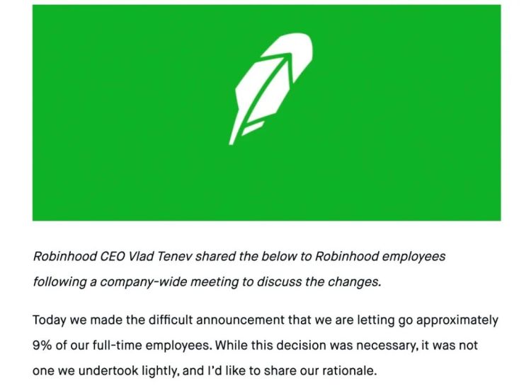 图片截自于Robinhood