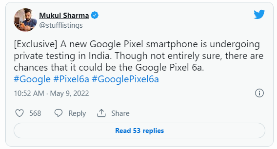 Pixel 6a即将发布,消息称谷歌有望重返印度手机市场