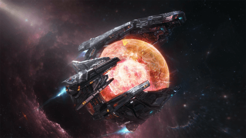  Galaxy Blitz高能种族飞船草图