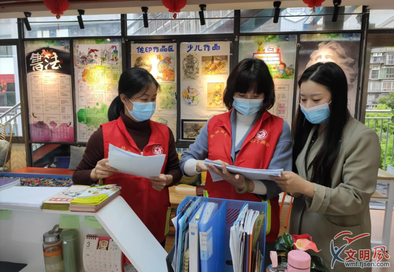 在凤祥社区，志愿服务蔚然成风。（同安区委文明办供图）