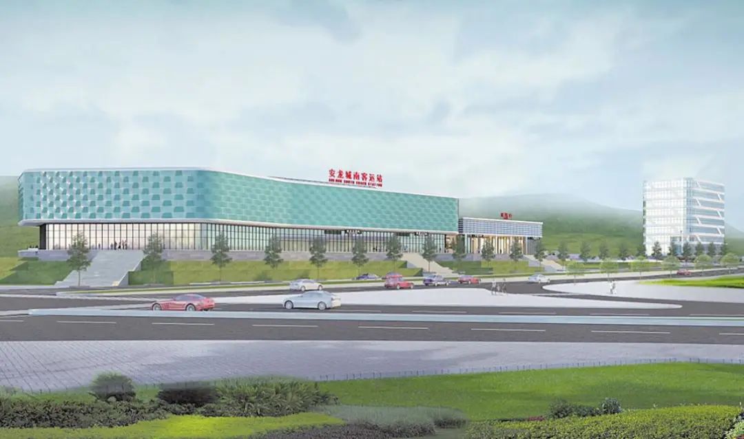 安龙县城南客运站建设项目规划效果图。