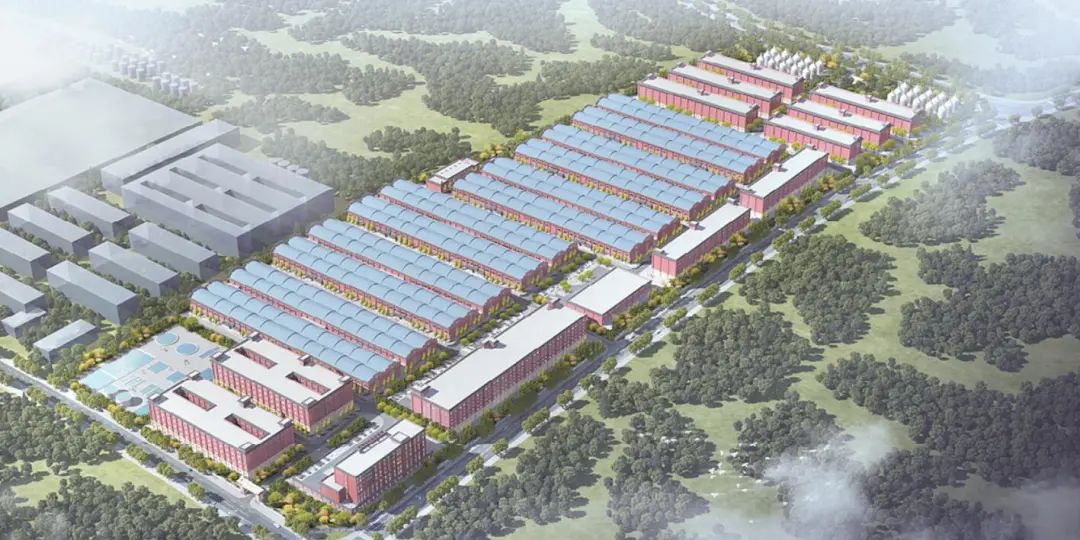 赤水市酒业园区基础设施项目规划效果图。