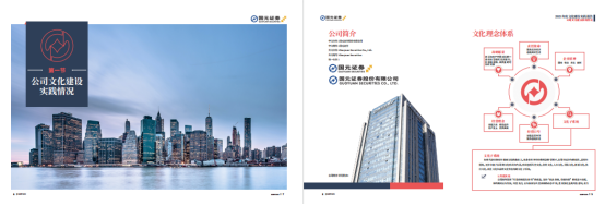 图为国元证券文化年报内文