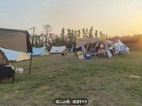 舟山足球公园有人露营吗,舟山足球公园有人露营吗现在