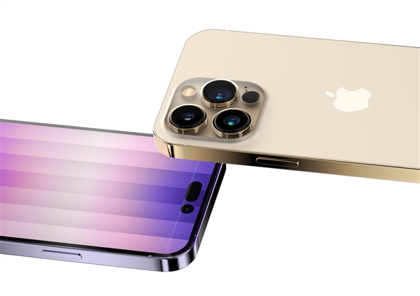 iPhone 14 Pro金色版渲染图曝光：最具辨识度的iPhone