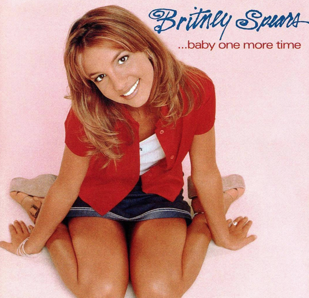 （《...Baby One More Time》专辑封面 图源：布兰妮·斯皮尔斯微博）