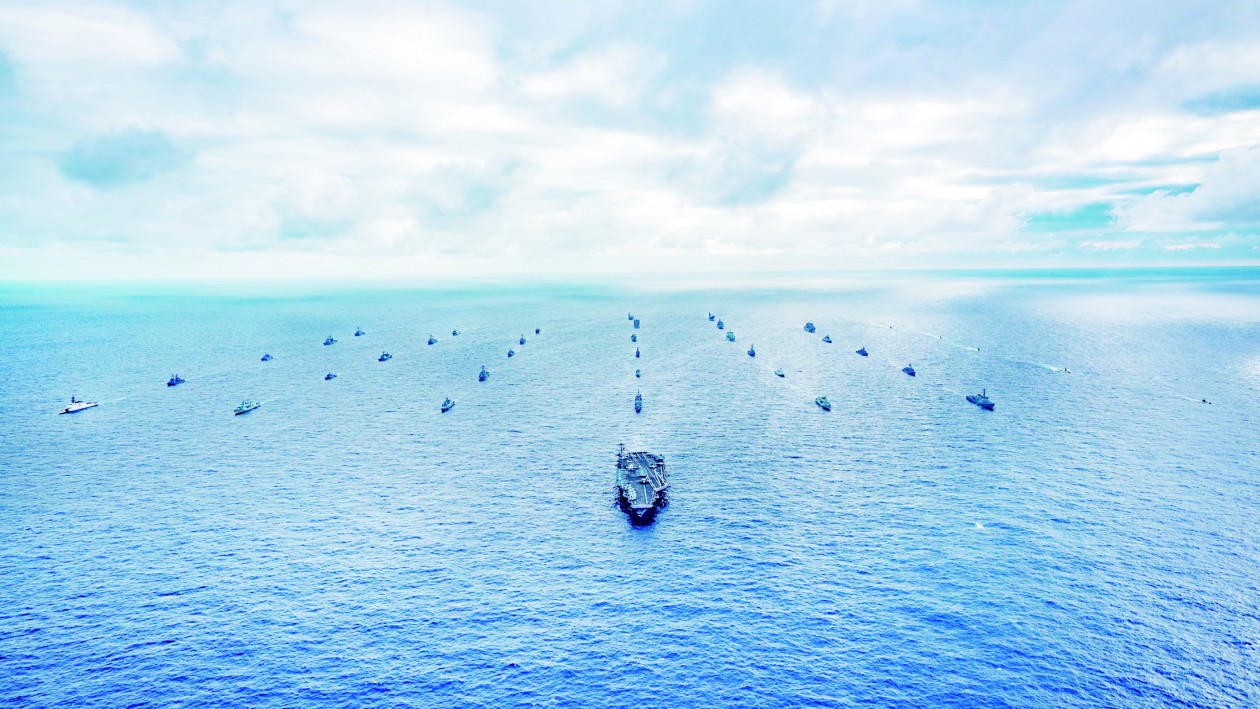 多国航母云集“环太平洋2022”联合演习