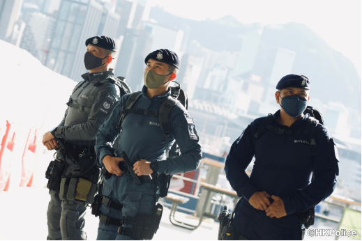 香港警队三支“反恐部队”的新制服。图源:香港警队脸书主页