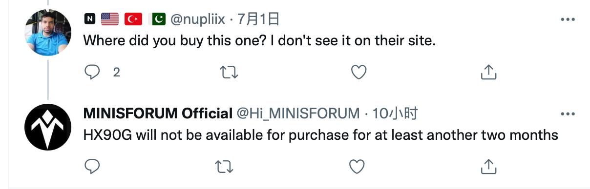 MinisforumǿHX90GºУR9+RX 6650M