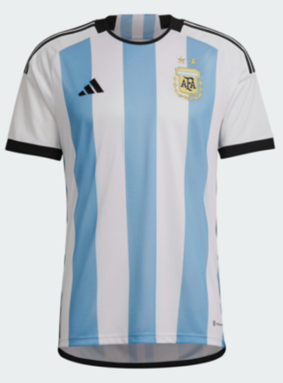 2022年卡塔尔世界杯阿根廷国家足球队球衣(球迷版)