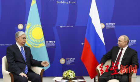 遇到意外挑战的普京：哈萨克斯坦公然挑战，俄罗斯后院起火？