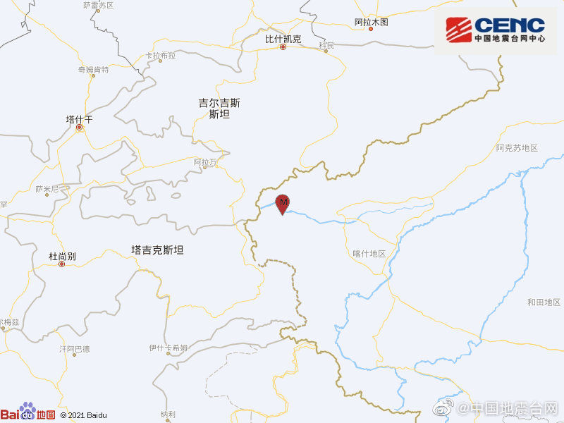 新疆克孜勒苏州乌恰县发生4.0级地震 震源深度15千米