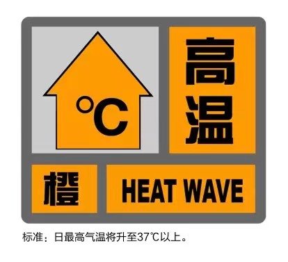 【比特派是哪里的】上海发布高温橙色预警，大部分地区今日最高气温将超37℃|上海市插图