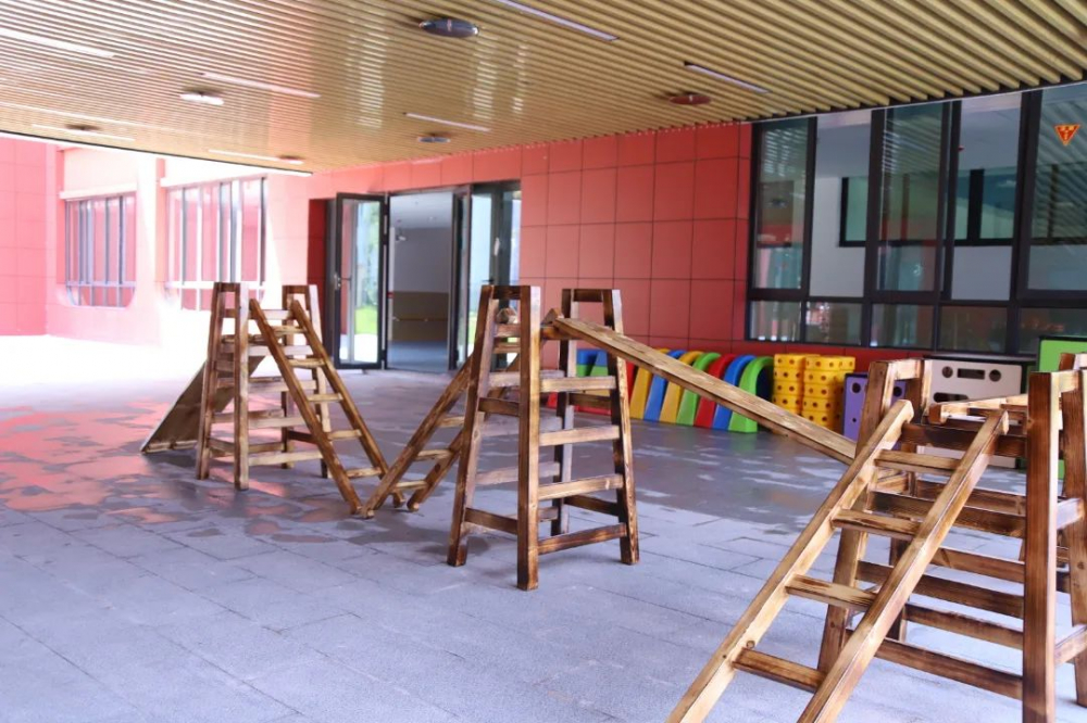 ▲高桥幼儿园内部。雷鸣 摄