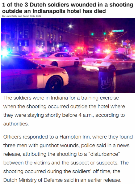 美国有线电视新闻网（CNN）报道截图