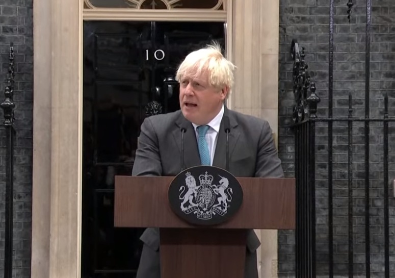 【蜗牛棋牌】英媒：约翰逊正发表担任首相期间的最后一次演讲