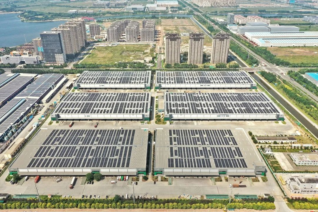 普洛斯胶州物流园成为“负碳园区”