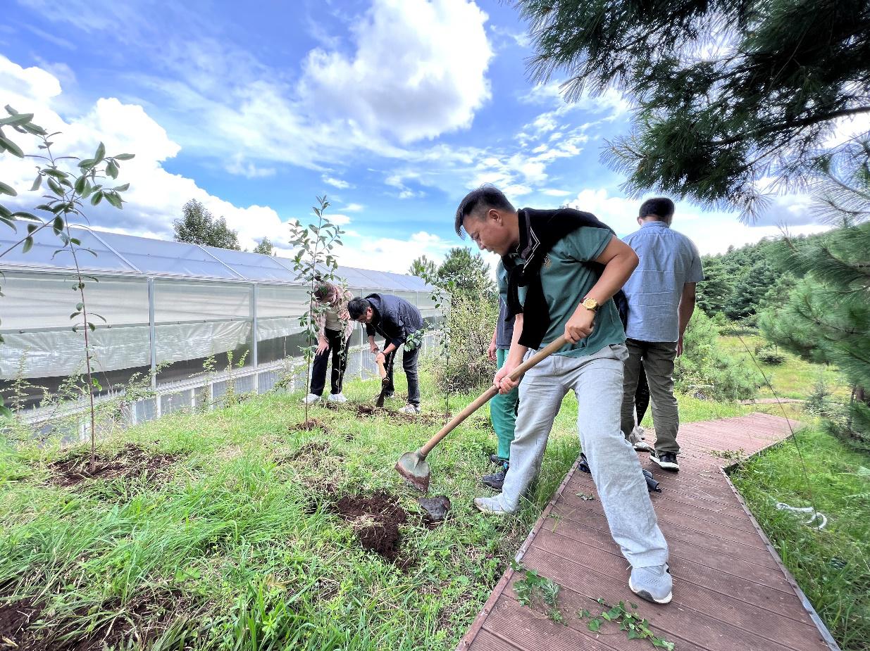 【联合国BIOFIN项目代表团在植物医生丽江示范点植树】