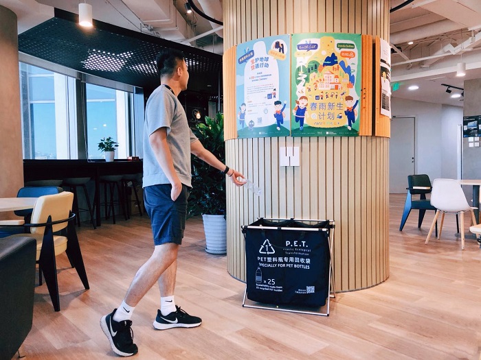 (图为万博宣伟在北上广深四地办公室开展的回收行动.2022/9/7)
