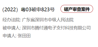 　　截图来源：全国企业破产重整案件信息网