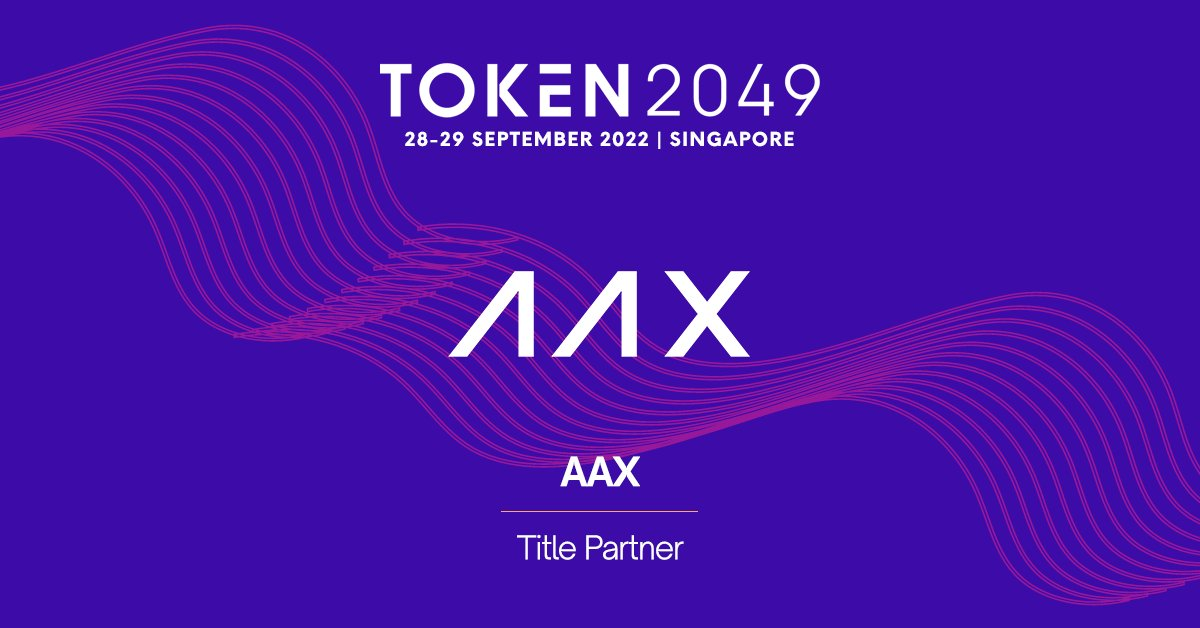 数字资产交易所AAX赞助亚洲顶级加密货币大会TOKEN2049|新加坡|亚洲|资产交易所