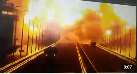注:今日俄罗斯(RT)援引社交媒体上一段未经证实的爆炸画面