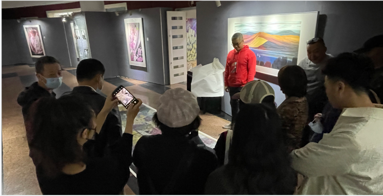 首届“第一坊金逸奖”提名者杨佴旻专场拍卖预展现场