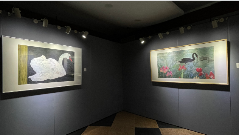 首届“第一坊金逸奖”提名者杨佴旻专场拍卖预展现场