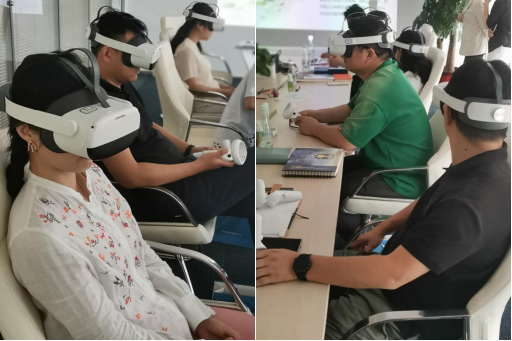 VR冥想荷塘月色体验中(部分)