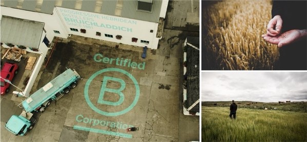 图15:2020年,布赫拉迪先锋酒厂成为第一个获得B型共益企业(B Corp)认证的苏格兰威士忌酒厂