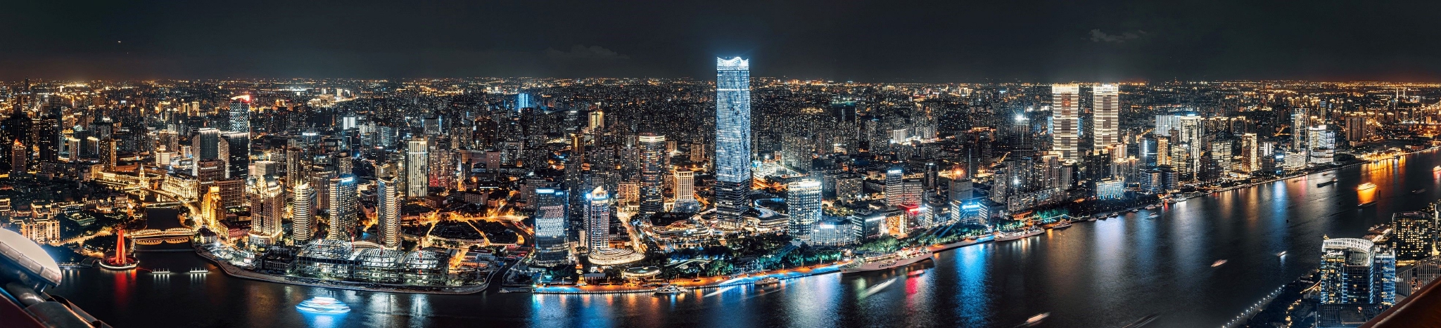 图为北外滩夜景