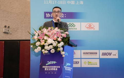 (图为江苏美思德化学股份有限公司营销中心 王冠军总经理)