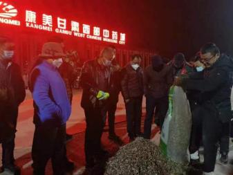 康美甘肃西部中药城柴胡销售情况(图片来源:受访者供稿)
