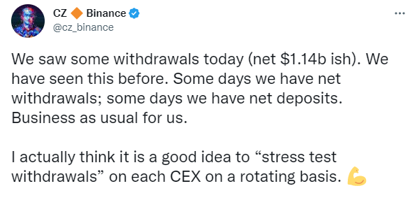 加密货币危机
接续发酵!币安一日内净提现19亿美元