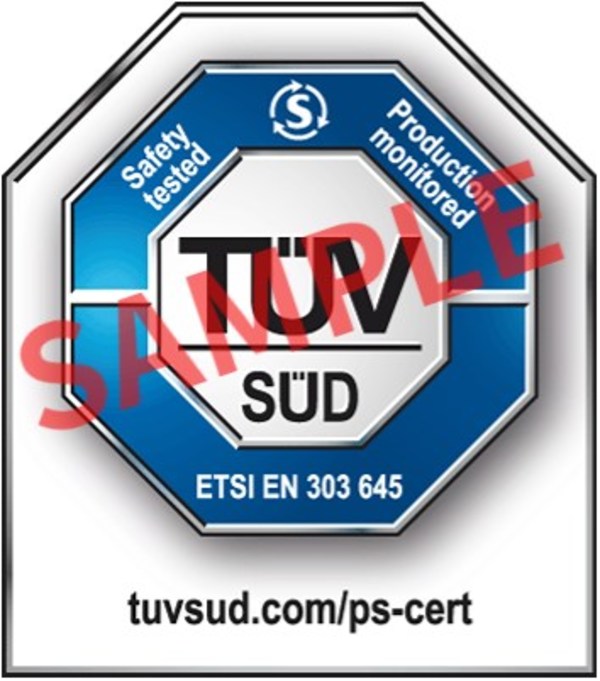 　　TUV SUD ETSI EN 303 645 认证标志